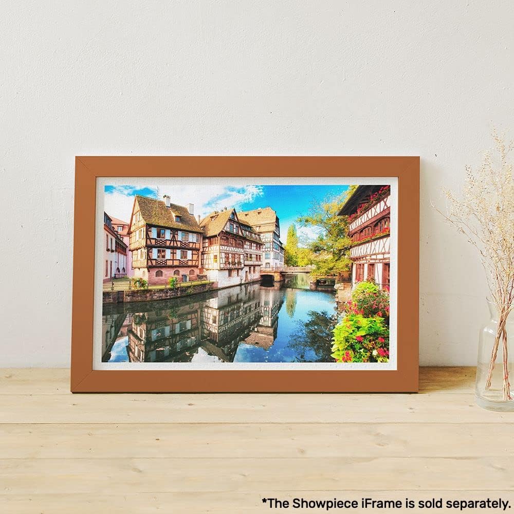 Pintoo Jigsaw Puzzles 1000 Piece for Adults - Strasbourg, Petite France Beautiful Plastic Puzzle for Home Decor Zero Dust Easy Storage [H1597]