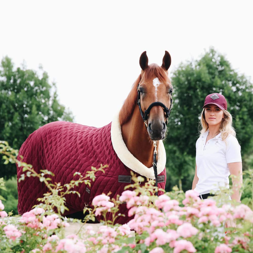 Couverture de Tournoi KENTUCKY Cheval 140 cm Bordeaux Chaude