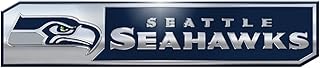 FANMATS NFL - Seattle Seahawks 2 Piece Heavy Duty Alumnium Truck Emblem Set, Blue, 1.75