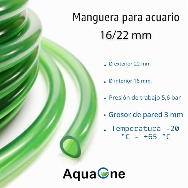 Foto 2 de 7 de Aquaristikwelt24 Manguera de Acuario de 10 Metros, tamaño 16/22 mm