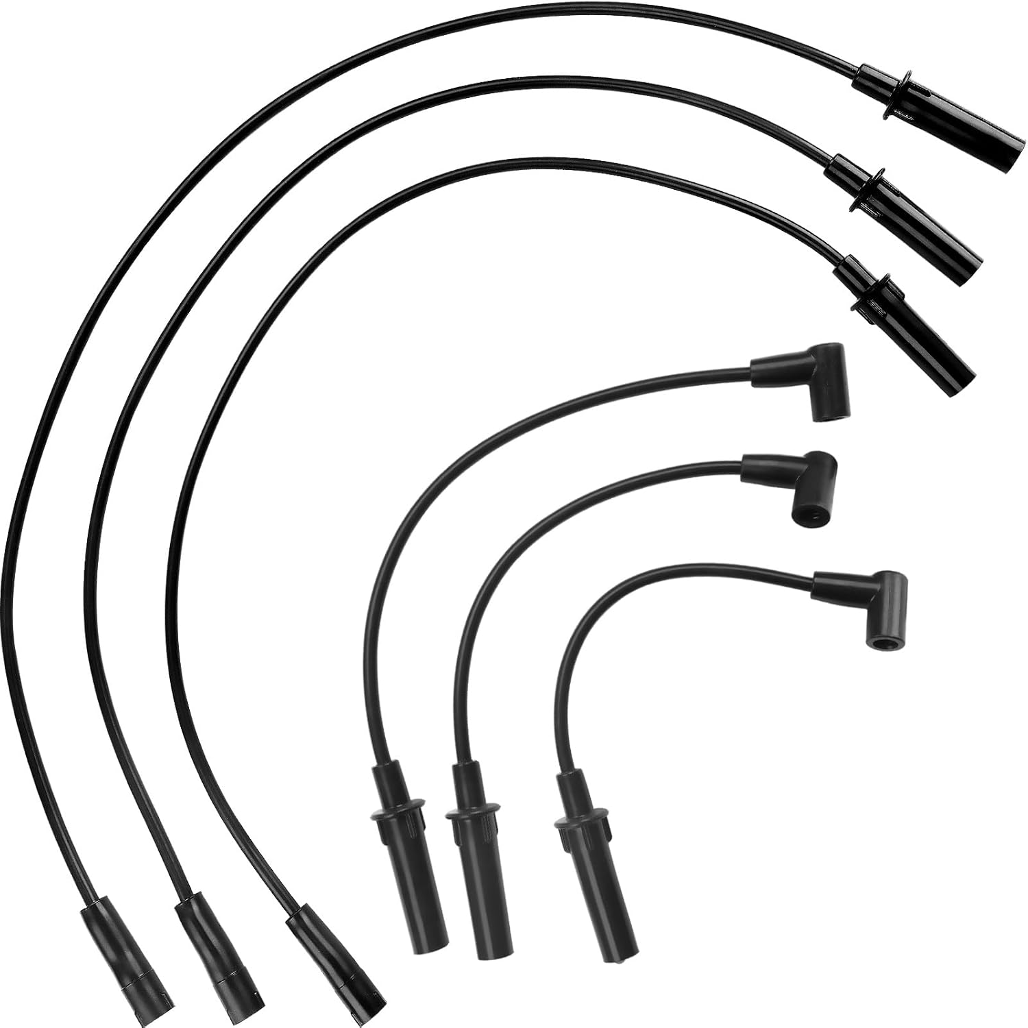 Original Equipment Spark Plug Wires Set Fit for Jeep Wrangler 2007-2011# 19YR34S, 24728DJ, 671-6262