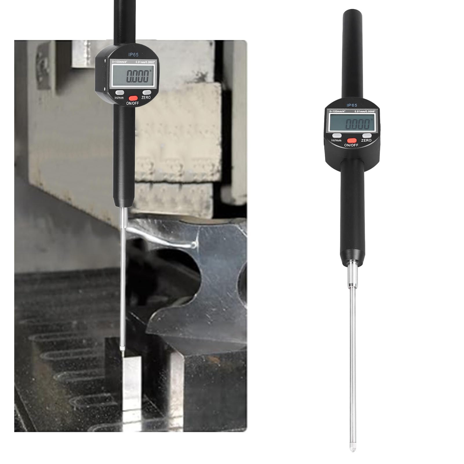 Elektronische Digitale Messuhr, Fein Verstellbar, Langer Arm, Messgerät, Messgerät, Messuhr, IP65, Hohe Genauigkeit, 0 Bis 100 Mm Bereich, Professionelle Messuhr