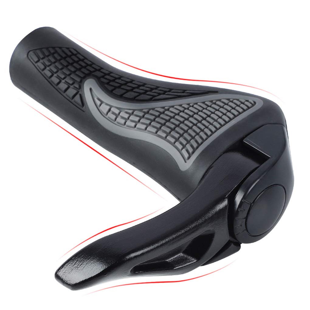 Vélo en Caoutchouc. Poignées de Guidon de vélo, poignée de vélo en Caoutchouc antidérapante, poignée de vélo for Scooter, vélo Urbain, Tricycle, Fauteuil Roulant, VTT, vélo Pliable, Jeu