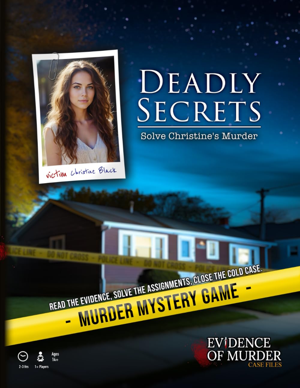 Deadly Secrets - Solve Christine's Murder: A Cold Case Murder Mystery Detective Investigation Game For Adults (Evidence Of Murder: Case Files Murder Mysteries)