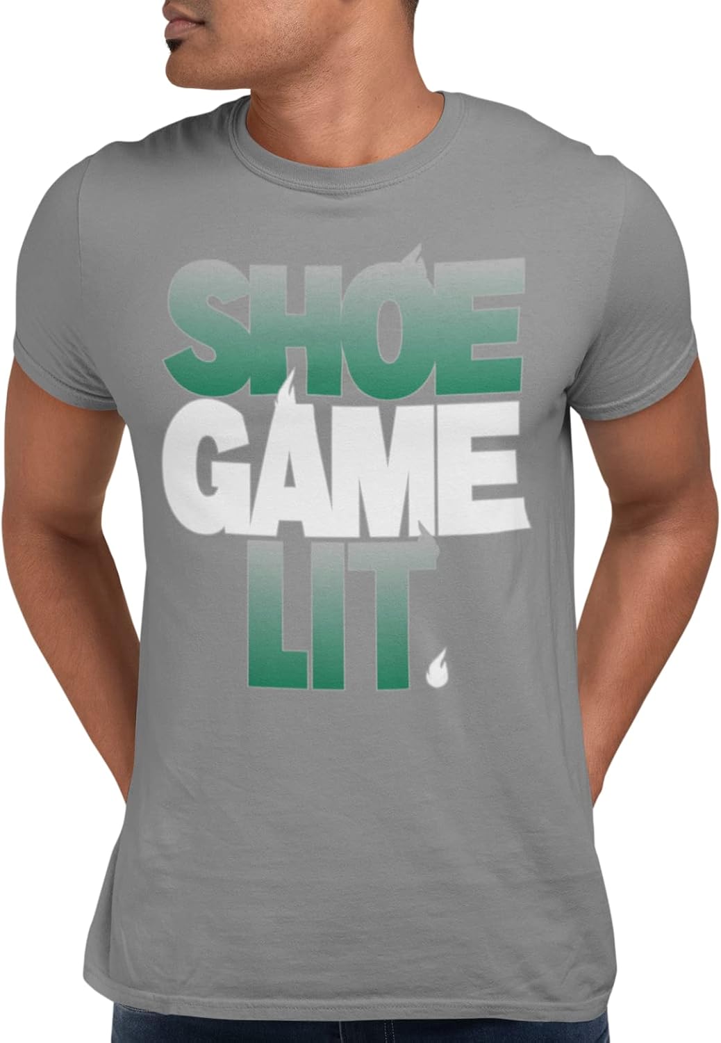 T-Shirt to Match Jordan 4 Pine Green SB Sneakers, Tee to Match Jordan 4 Pine Green SB Shoes