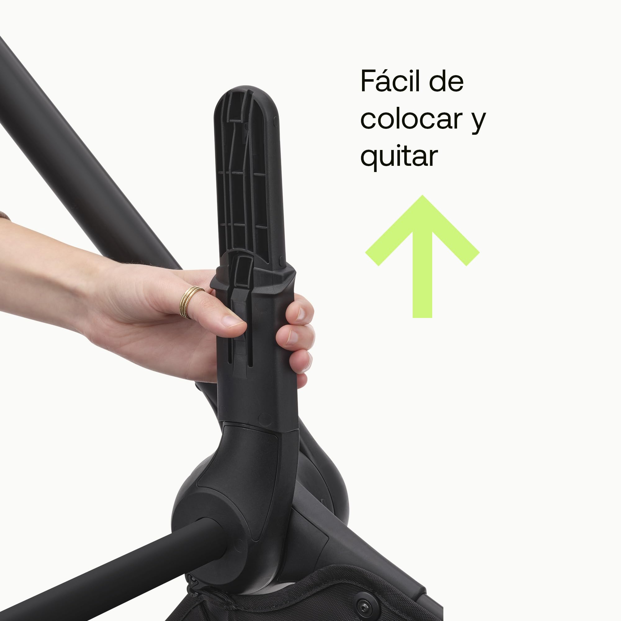 Bugaboo Adaptador de altura para el Carrito Fox 5, eleva 10 cm el capazo de tu recién nacido para una conexión más cercana con tu bebé, práctico accesorio para carrito compatible con sillas de coche