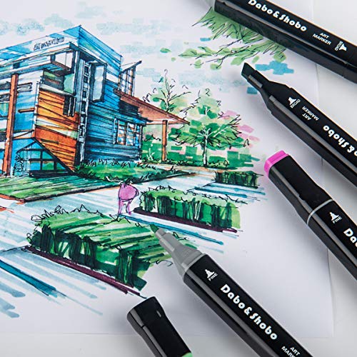 Image of Dabo&Shobo Markers black 80pcs