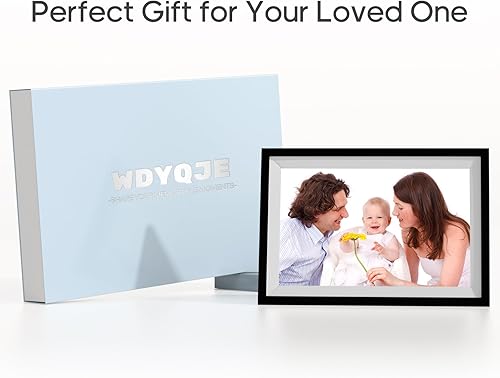 Miniatura 3 de Marco de fotos digital WiFi de 10.1 pulgadas, pantalla táctil IPS, marco electrónico de nube inteligente con 64 GB de almacenamiento grande para una