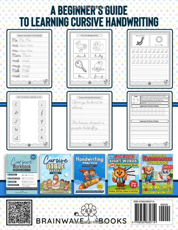 Cursive Workbook for Kids: A Beginner's Guide to Learning Cursive Handwriting - Image 2