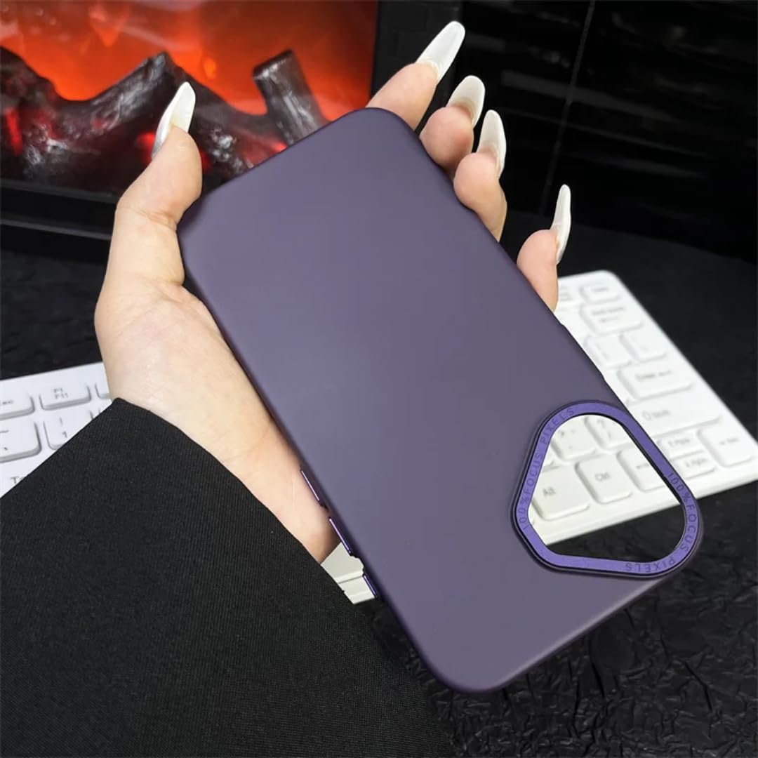 Coque antichoc en métal violet iPhone 15 Pro pour vos sorties et voyages - 8