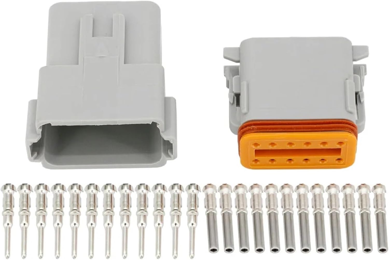 1 Set DT connector DT06-2S/DT04-2P 2P 3P 4P 6P 8P 12P waterproof electrical connector for car motor with pins 22-16AWG(DT06-12S DT04-12P)