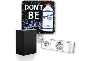 Don't Be Jelly Glitter Ultrasound Tech Badge Reel