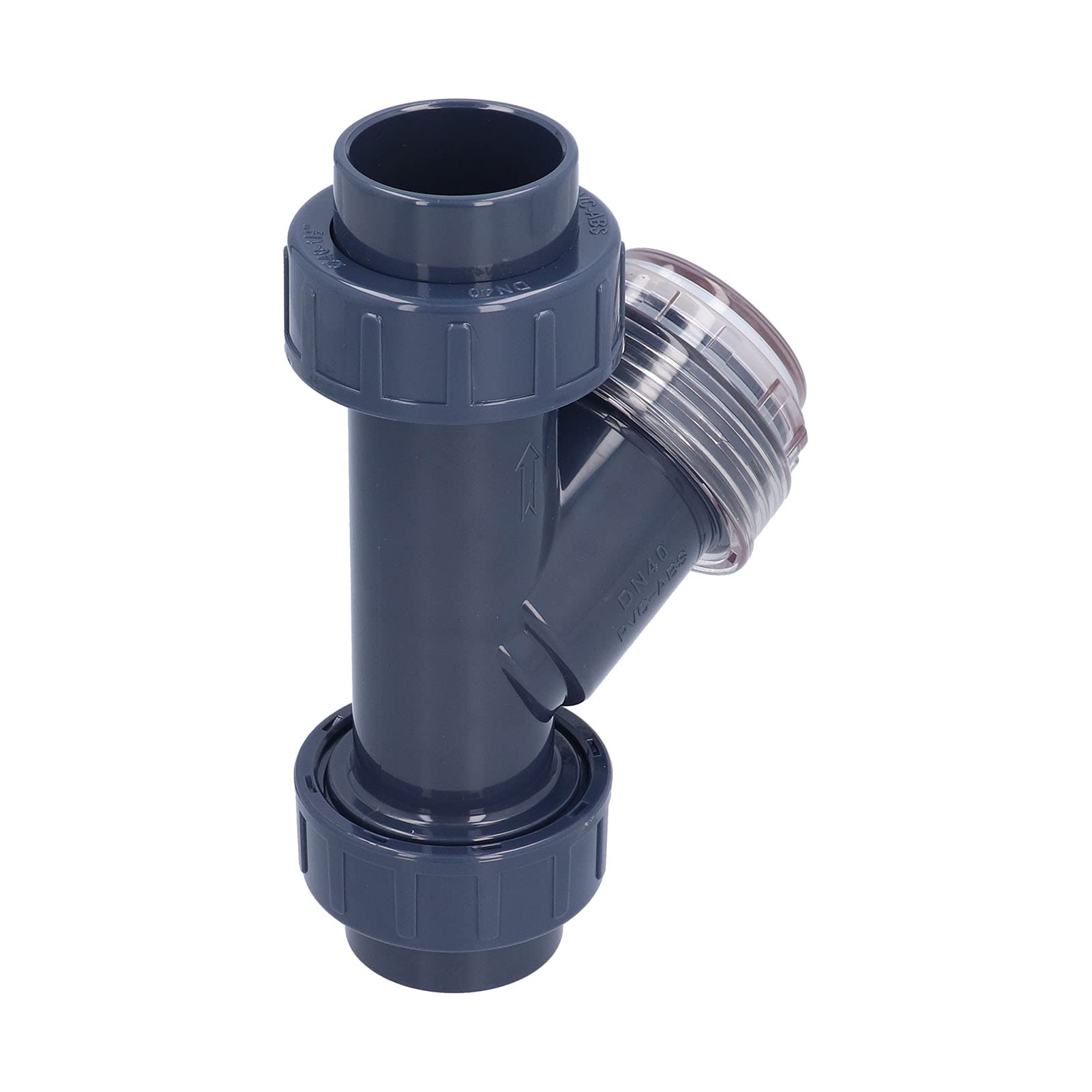 Tamis de type Y, filtre de tuyau en PVC, structure avancée, faible résistance, vitesse d'écoulement rapide pour l'industrie chimique, traitement de l'eau, irrigation d'aquarium,