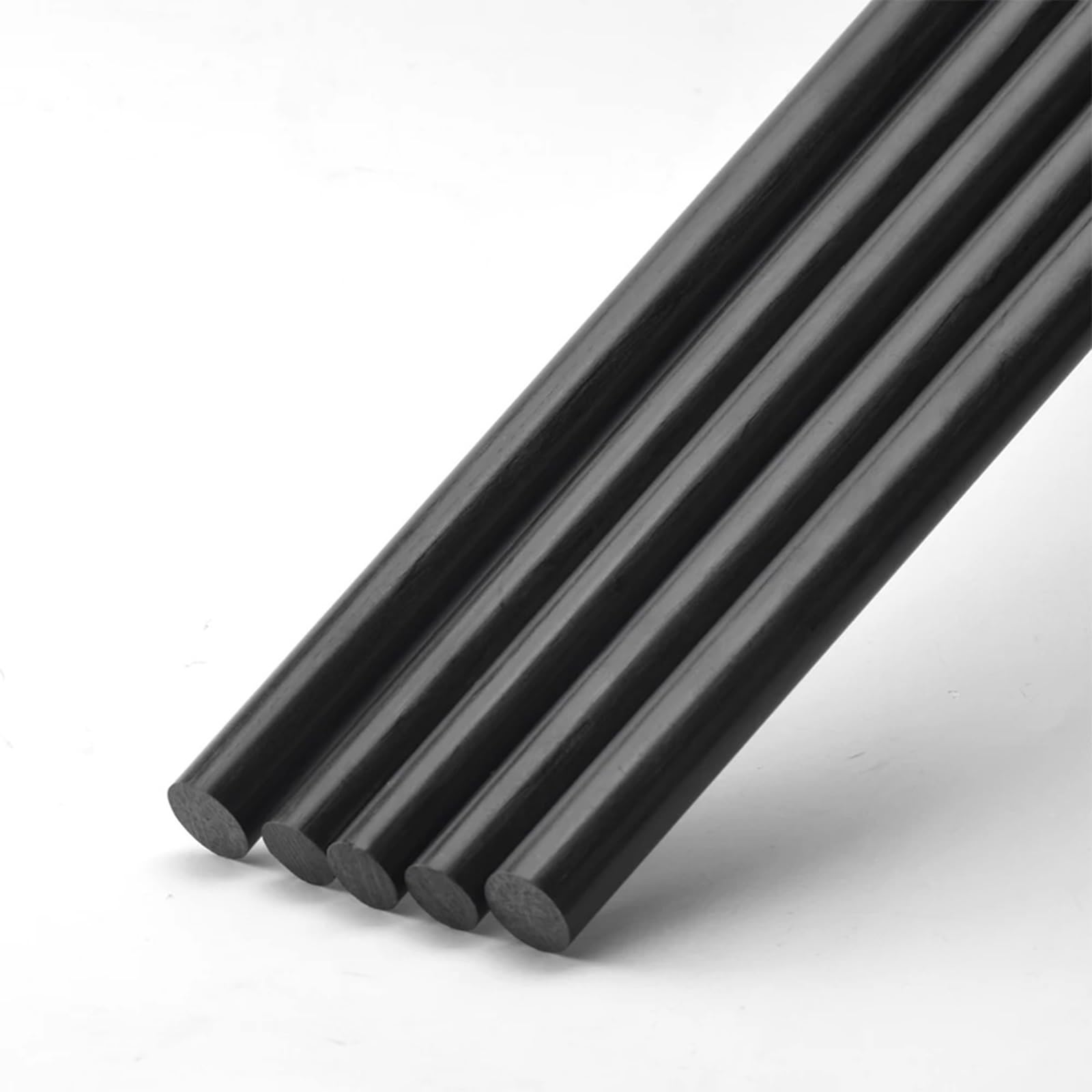 1pcs Asta solida in pura fibra di carbonio