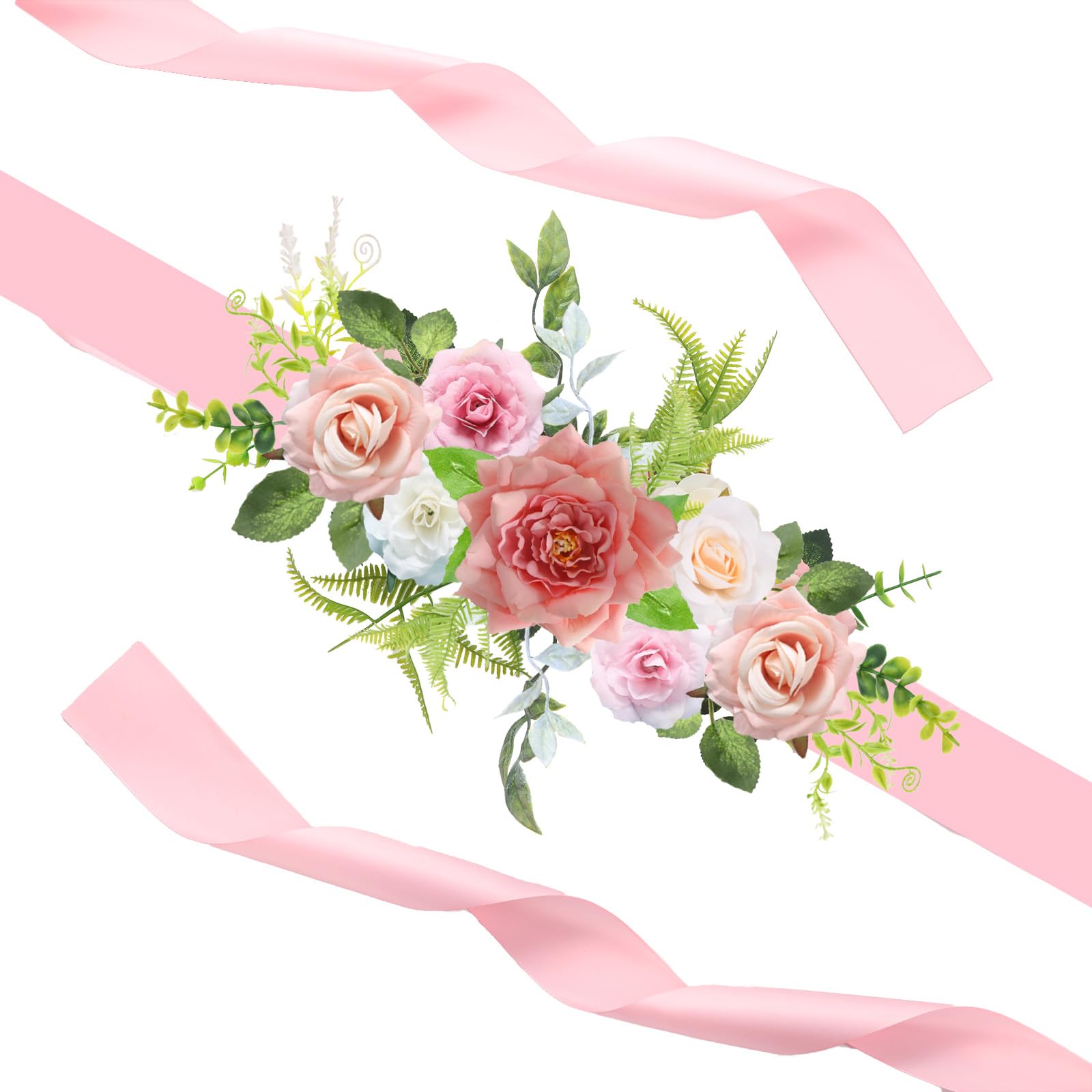 Cheerupp Pink Flower Belt Maternity Sash