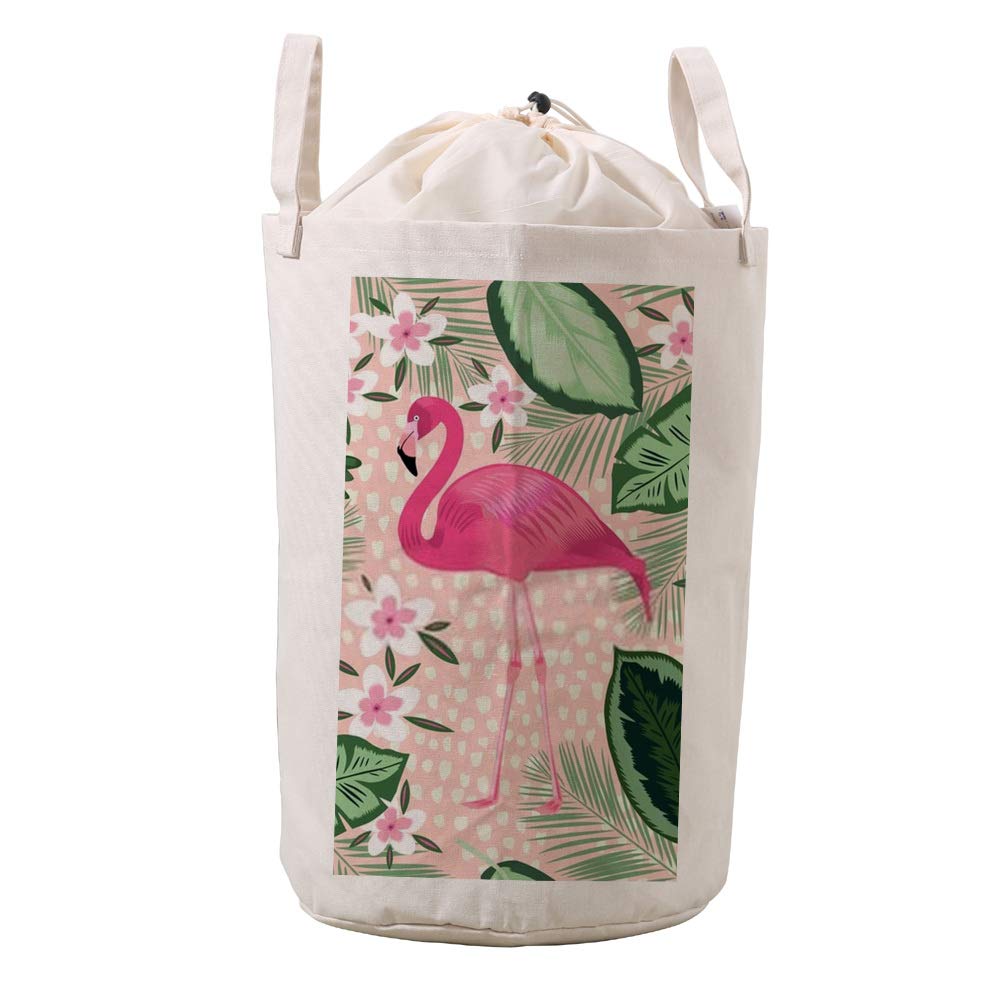 Sac de rangement flamants roses pour le linge de salle de bain