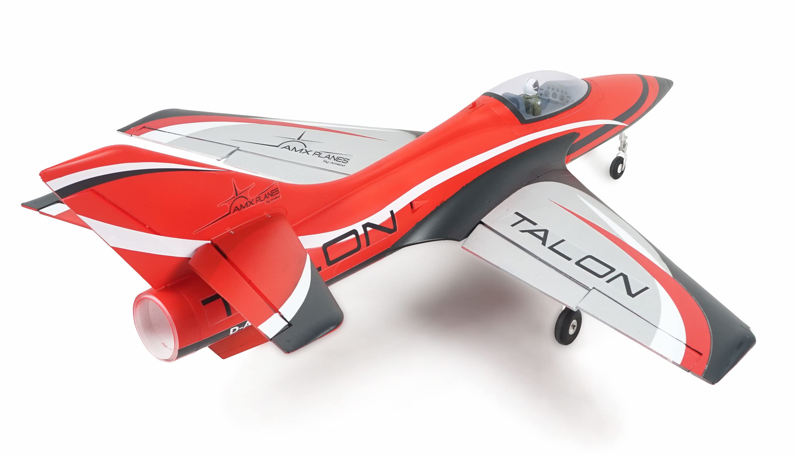 Amewi AMXPlanes Talon EDF Jet 1100mm 200 km/h EPO PNP rosso RC telecomandato