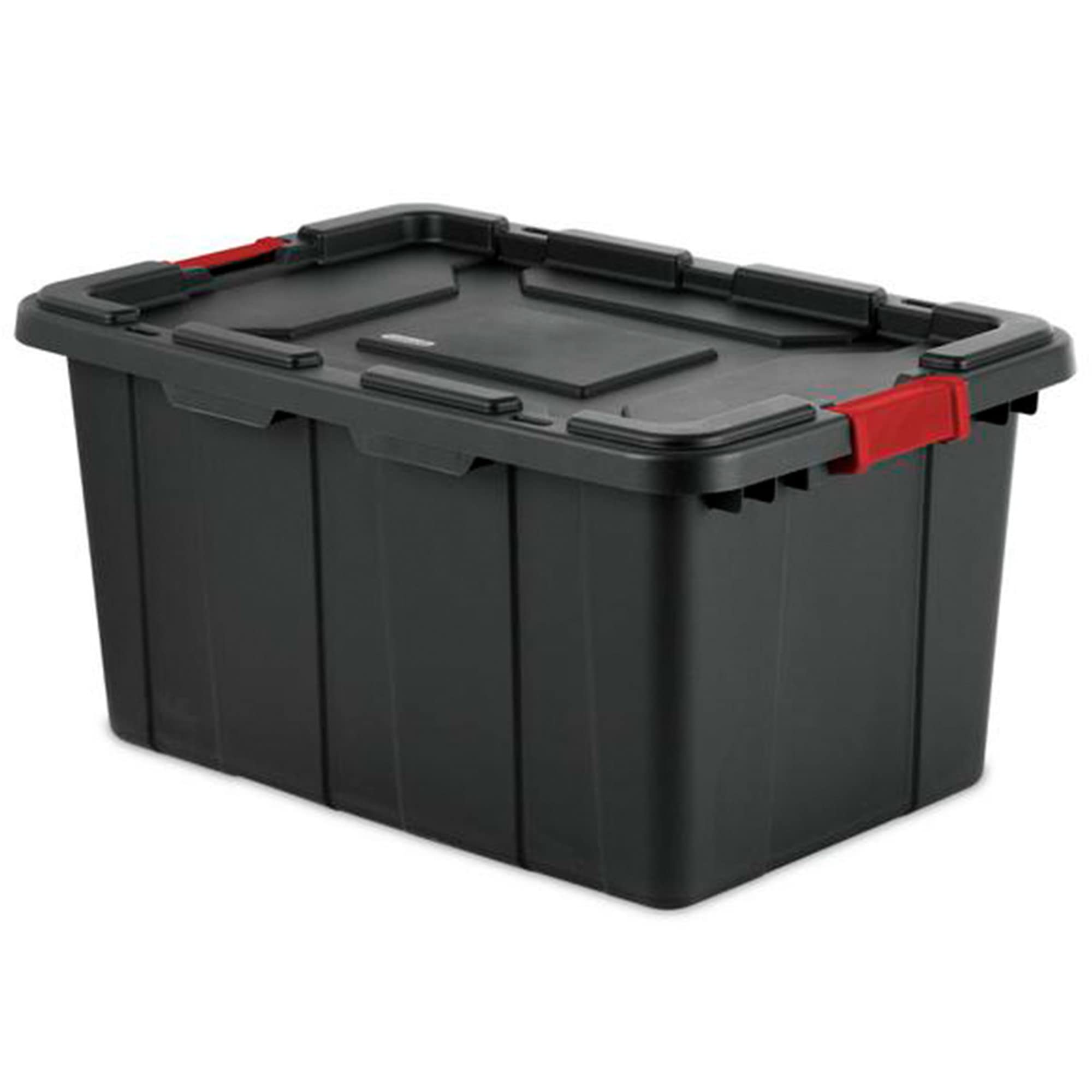 Sterilite 27 Gal Industrial Tote, Stackable Storage Bin