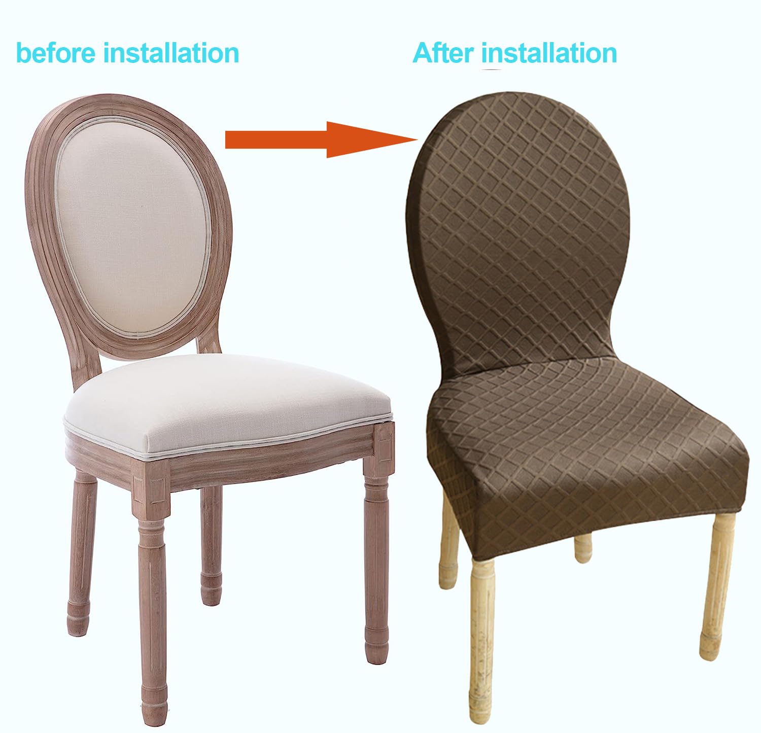 Neo® Lot De 4 Chaises à Dossier Haut Pour Salle à Manger - En Velours Clouté Avec Bouton