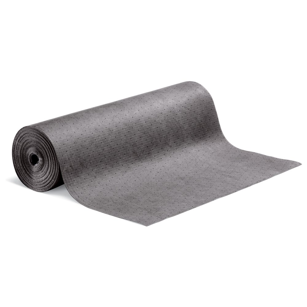 New Pig Elephant Absorbent Mat Roll, Zigzag Stitching for Extreme Durability, 11-Gal Absorbency, Mediumweight, Absorbs Oils & Water, 75' L x 33