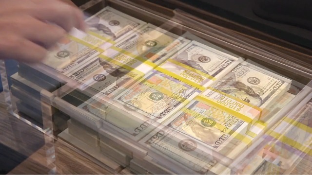 Transparent Acrylic Lockable Cash Box, Clear Piggy Bank, Money