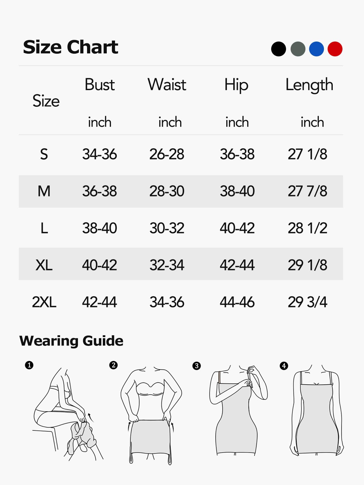 SHAPERIN Robe Sculptante Femme Robe Gaine Ventre Plat Amincissante Bodycon Mini Dress avec Bretelles Réglables