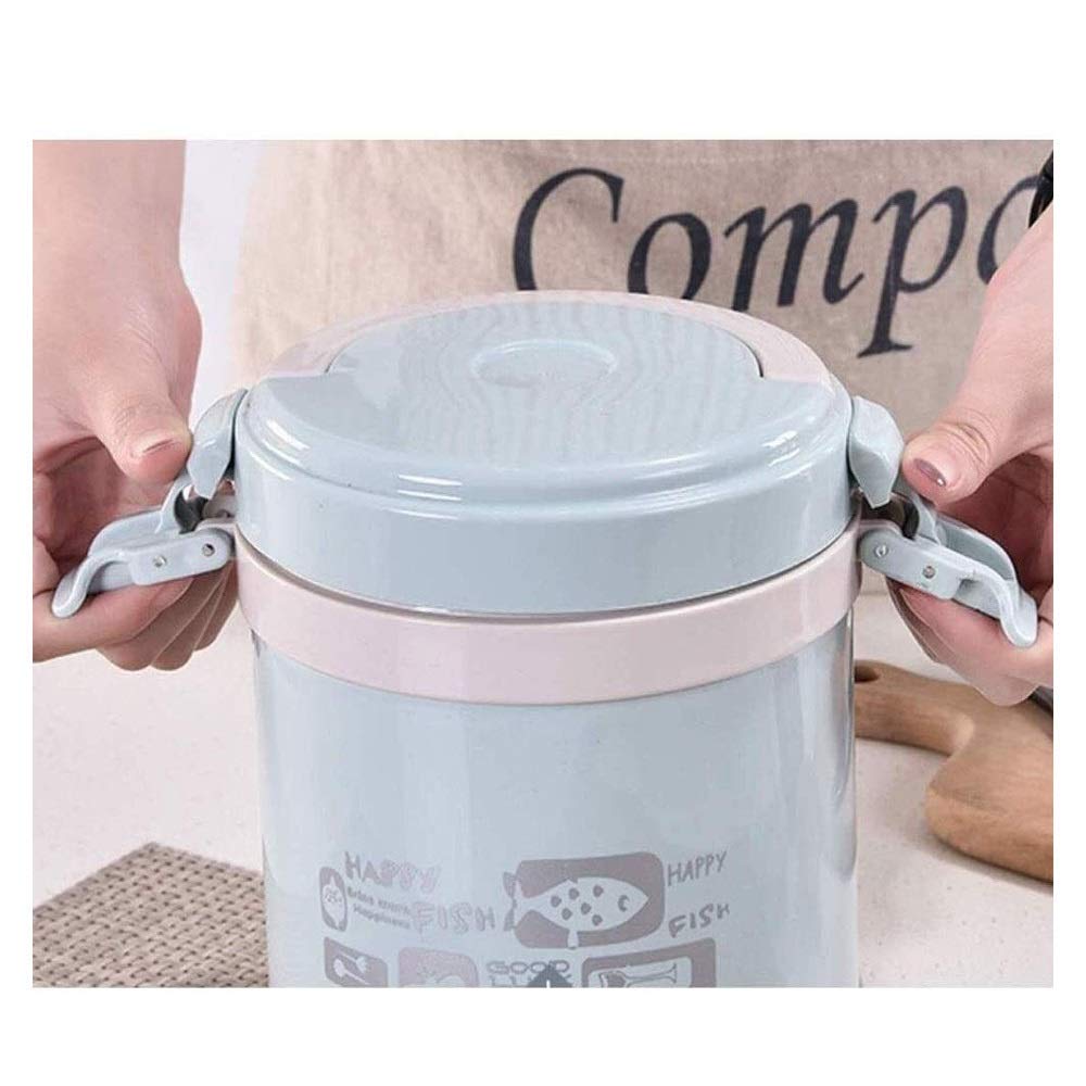 Fiambrera, recipiente térmico aislado para alimentos, frasco de 0,8 l/2,0 l, fiambrera a prueba de fugas, sopa de acero inoxidable, tarros de almuerzo para comida caliente, fiambrera aislada, oferta