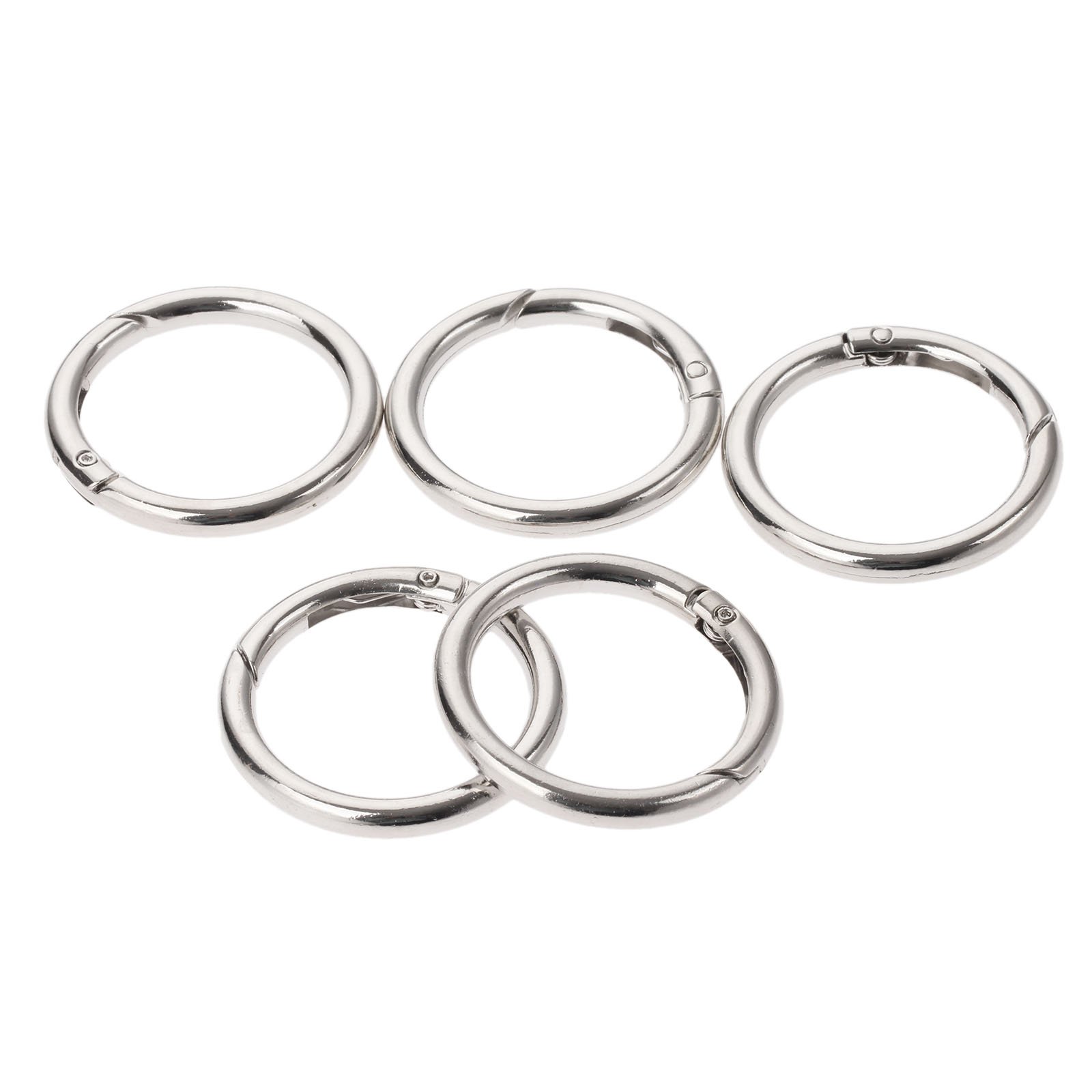 Amazon.co.jp: キーホルダー キーリング 丸型カラビナ 金具 丸カン