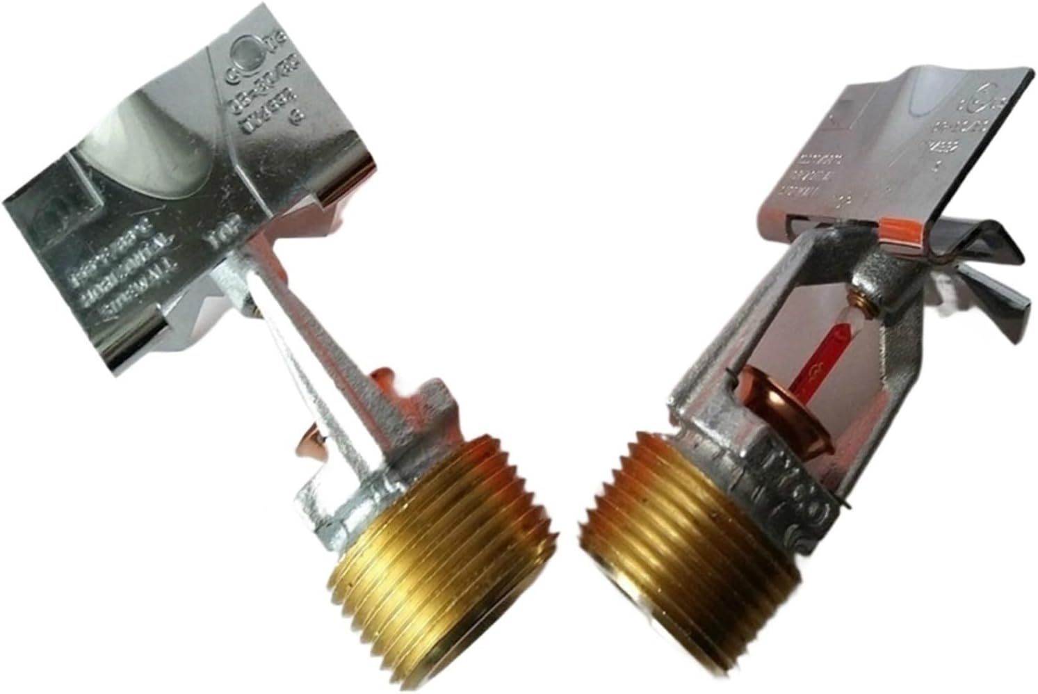 1pcs 155°F Quick Response Horizontal Sidewall Sprinkler, DN20 3/4" NPT Brass Fire Head