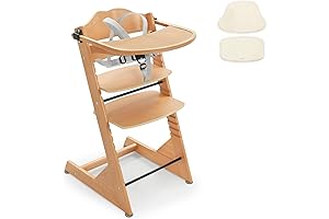Convertible Wooden High Chair for Babies and Toddlers