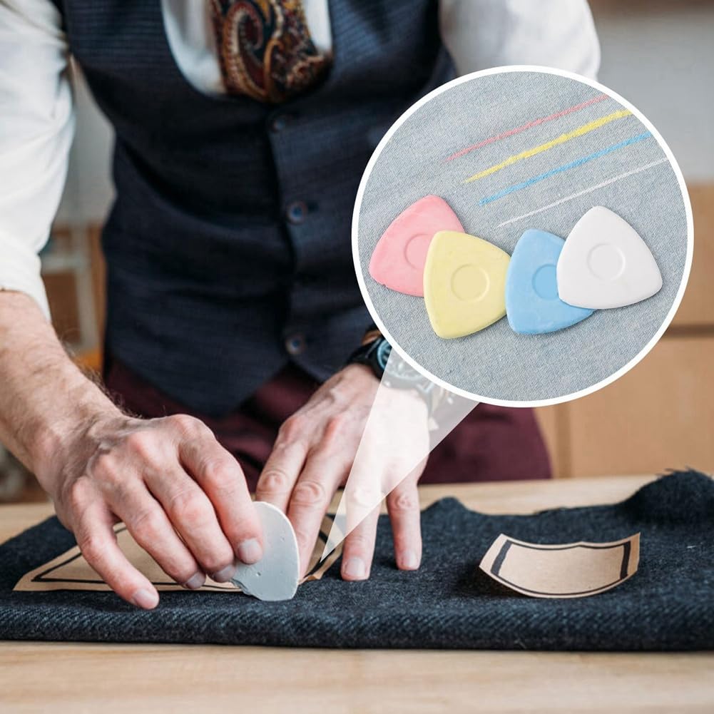 300 gessetti triangolari per cucito, gessetti da sartoria, marcatori per tessuti, accessori da cucito, accessori per trapuntatura