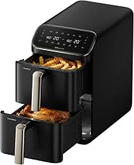 Dreame 10Qt Dual Basket Air Fryer, Ceramic Coated (DS50)