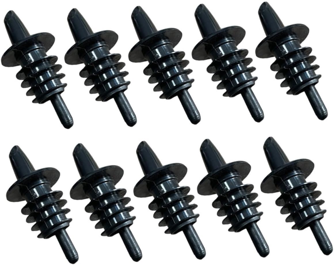 10pcs Wine Pourers Wine Bottle Stoppers for Airtight Seal Smooth Edges for Cocktails and Essential Bar Accessories for Parties