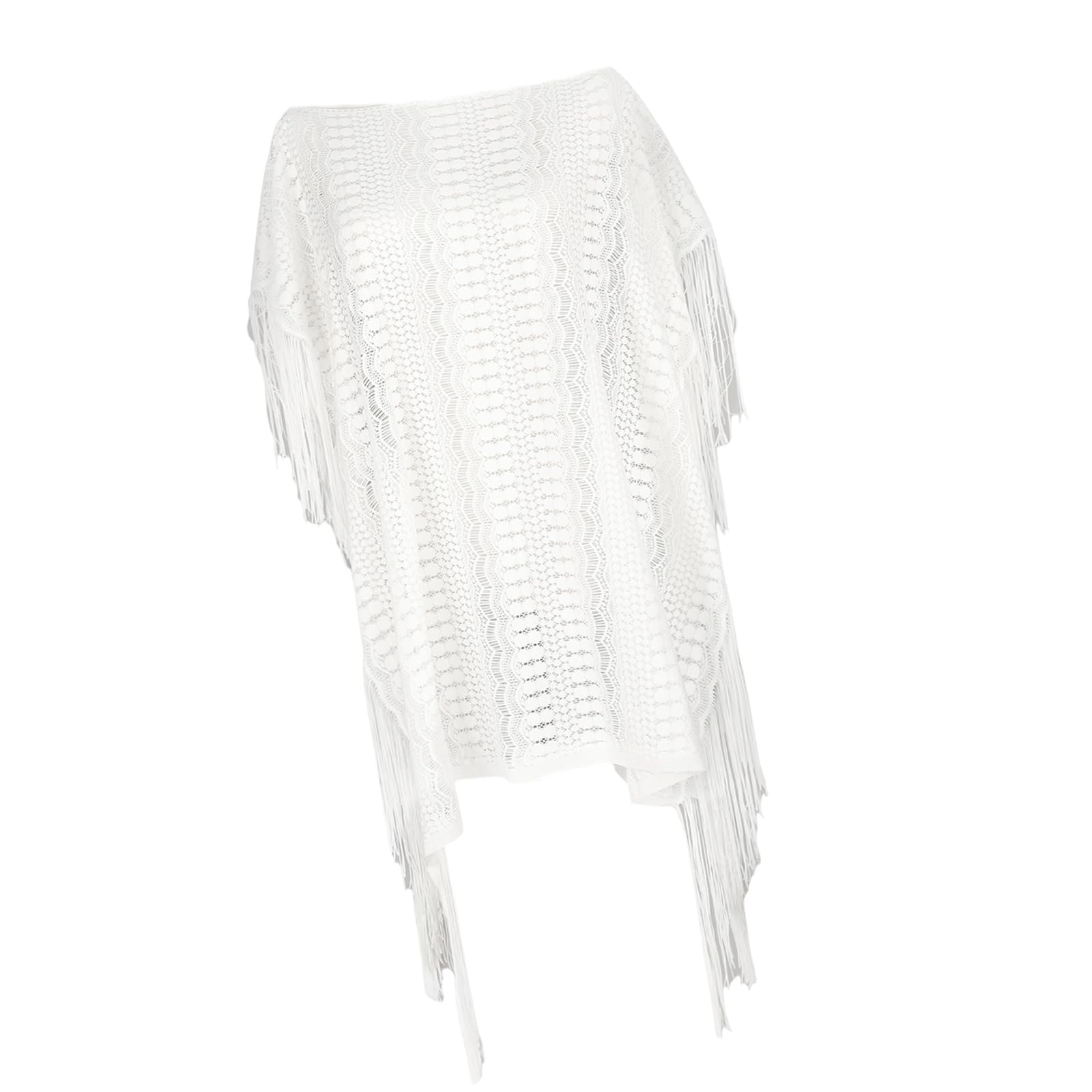 Maxtonser Hollow Out Beach Covers Up for Women Swimsuit Covers Up Crochet Tassels Beach Dress Swimwear Covers Up Vacation Outfits