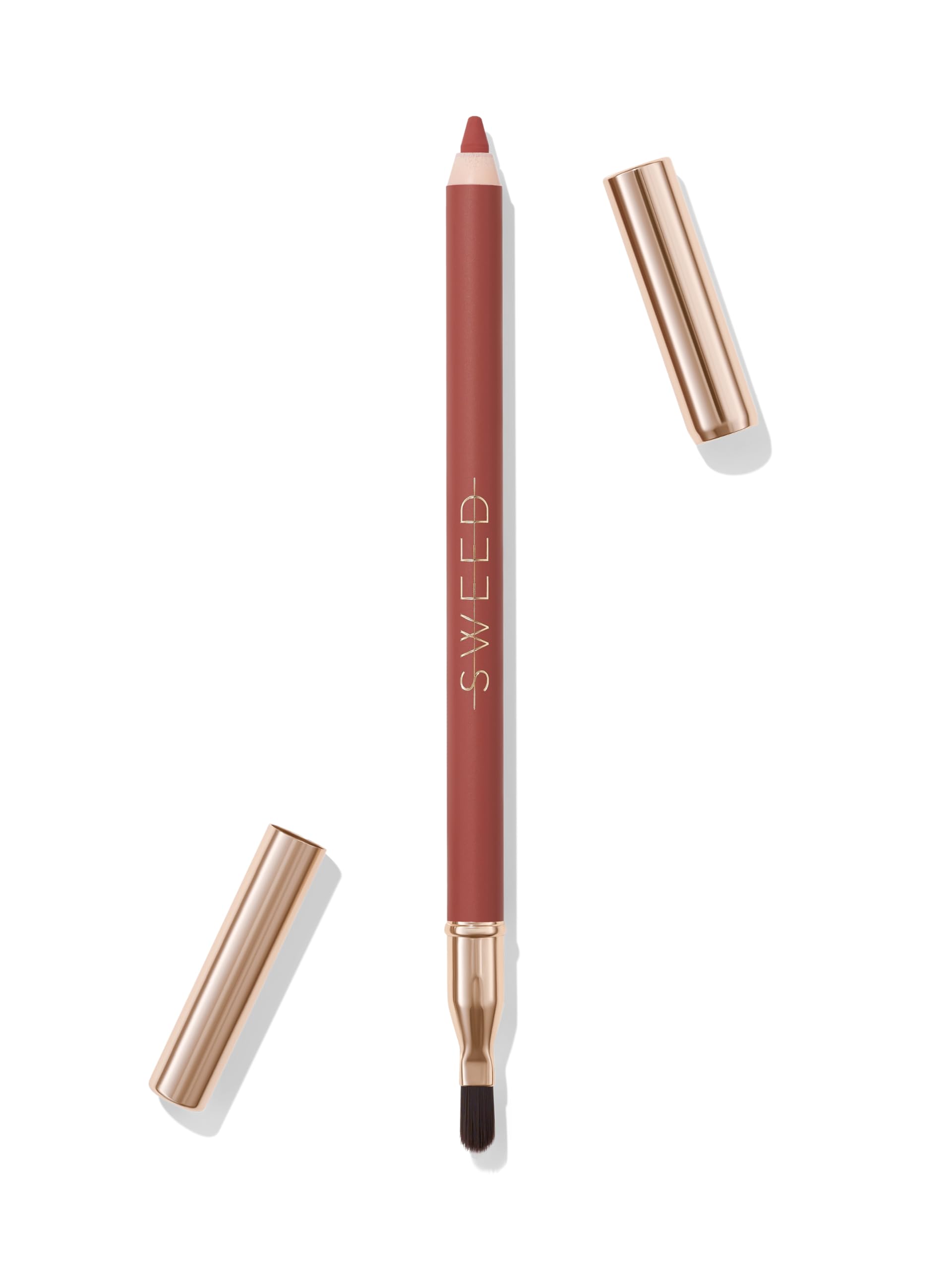 Sweed - Lip Liner Pencil | Color-Rich, Smudge + Feathering-Free | Jojoba Seed Oil to Moisturize + Nourish | Vegan, Cruelty-Free, Clean Beauty (Rose