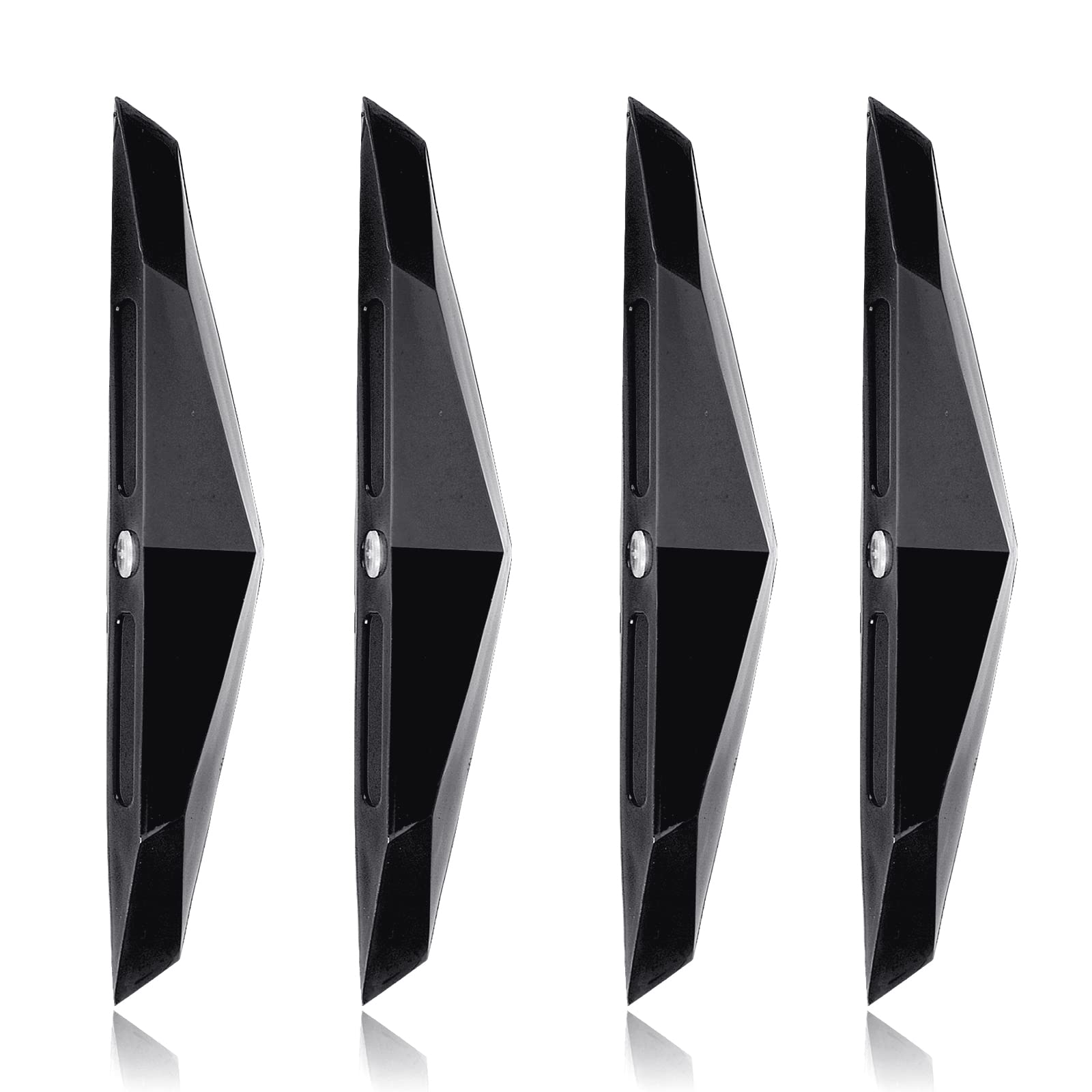 SK CUSTOM 4PCS Car Side Door Edge Guards Protector Sticker Personalized Protective Pad Sticker, Compatible with Pickup Truck,Truck.Collision can Make a Noise(Black)