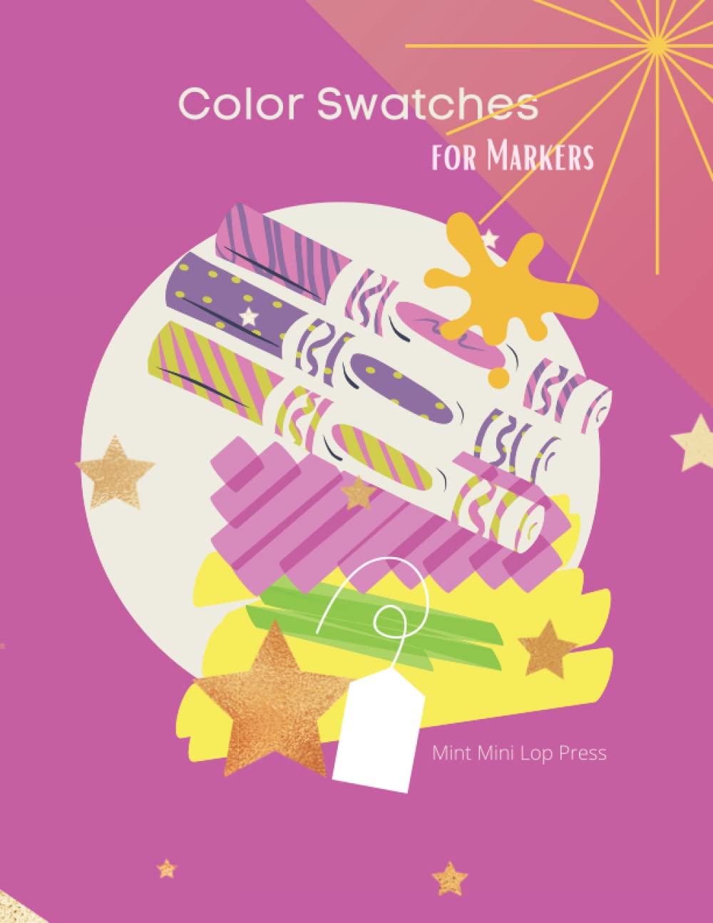 Color Swatches for Markers: Journal Sketchbook for Color Swatching for Alcohol and Water Based Markers