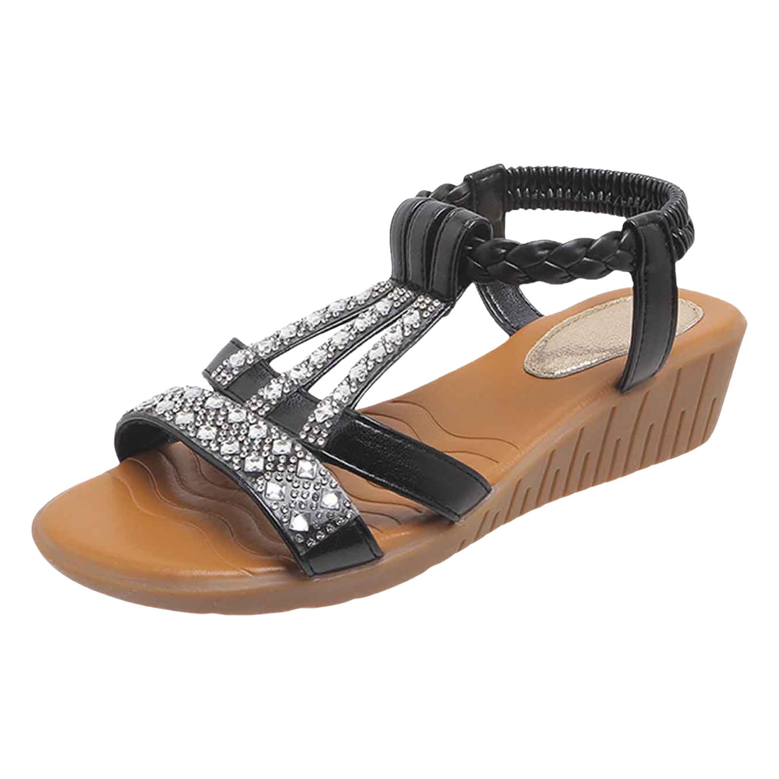 Chaussures orthopédiques légères avec basket compensée pour marche en été - 6