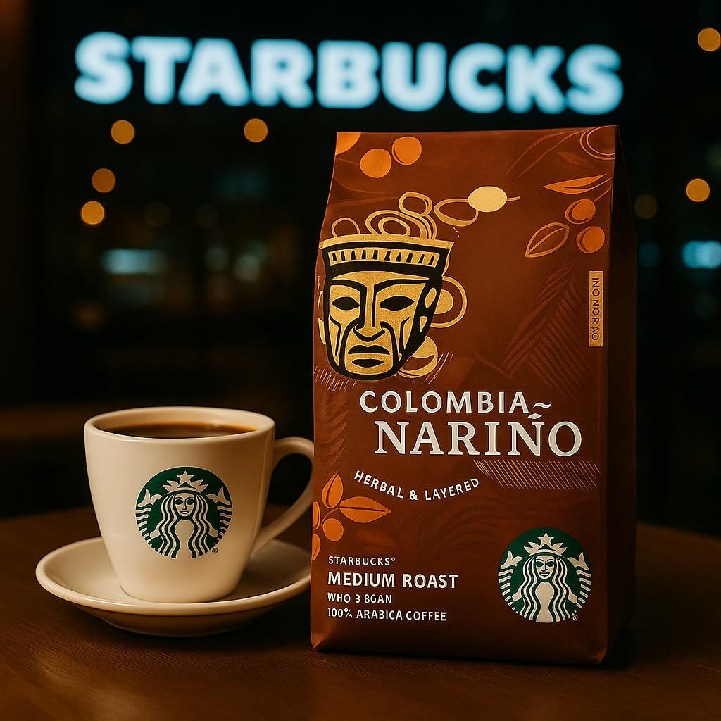 Starbucks Colombia Nariño Whole Bean Coffee 250g By COUGAR