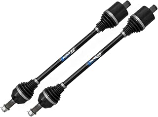 SuperATV Heavy Duty Rhino 2.0 Rear Axles for Polaris RZR XP 1000 / Turbo (See Fitment) | Rear PAIR | Made with 4340 Chromoly Steel- 2x Stronger Than Stock | Heat Treated | 4mm Increase in Shaft Size!