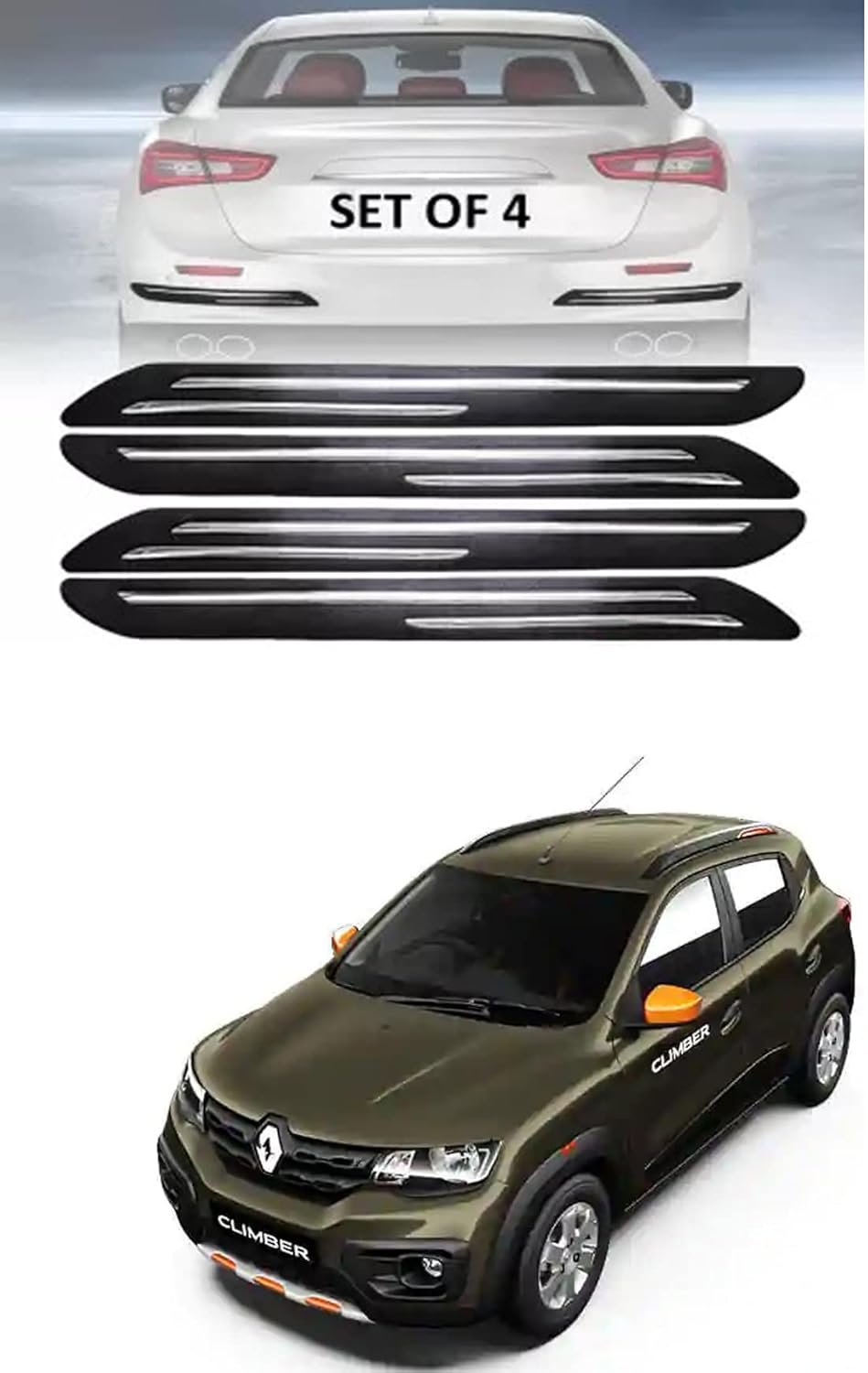 Made up PVC which is a Good Shock Absorber Car Bumper Protection Guard