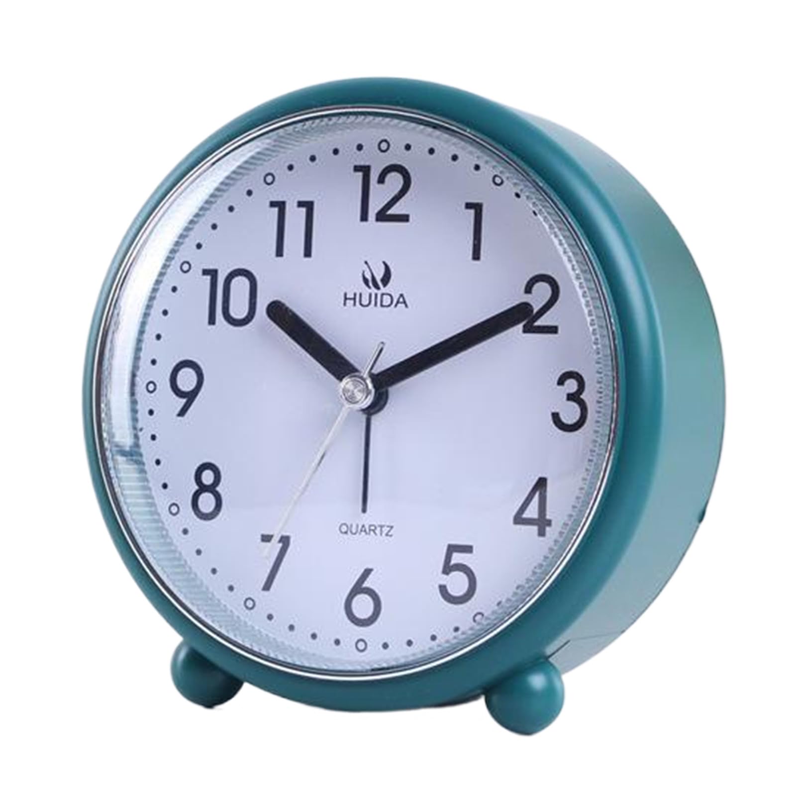 Kalttoy B Quiet Analogs Alarm Clock 4Inch Nonticking Night Lights Attery Powereds Simple For Edsides Desk Travel Use Attery Operated Clock