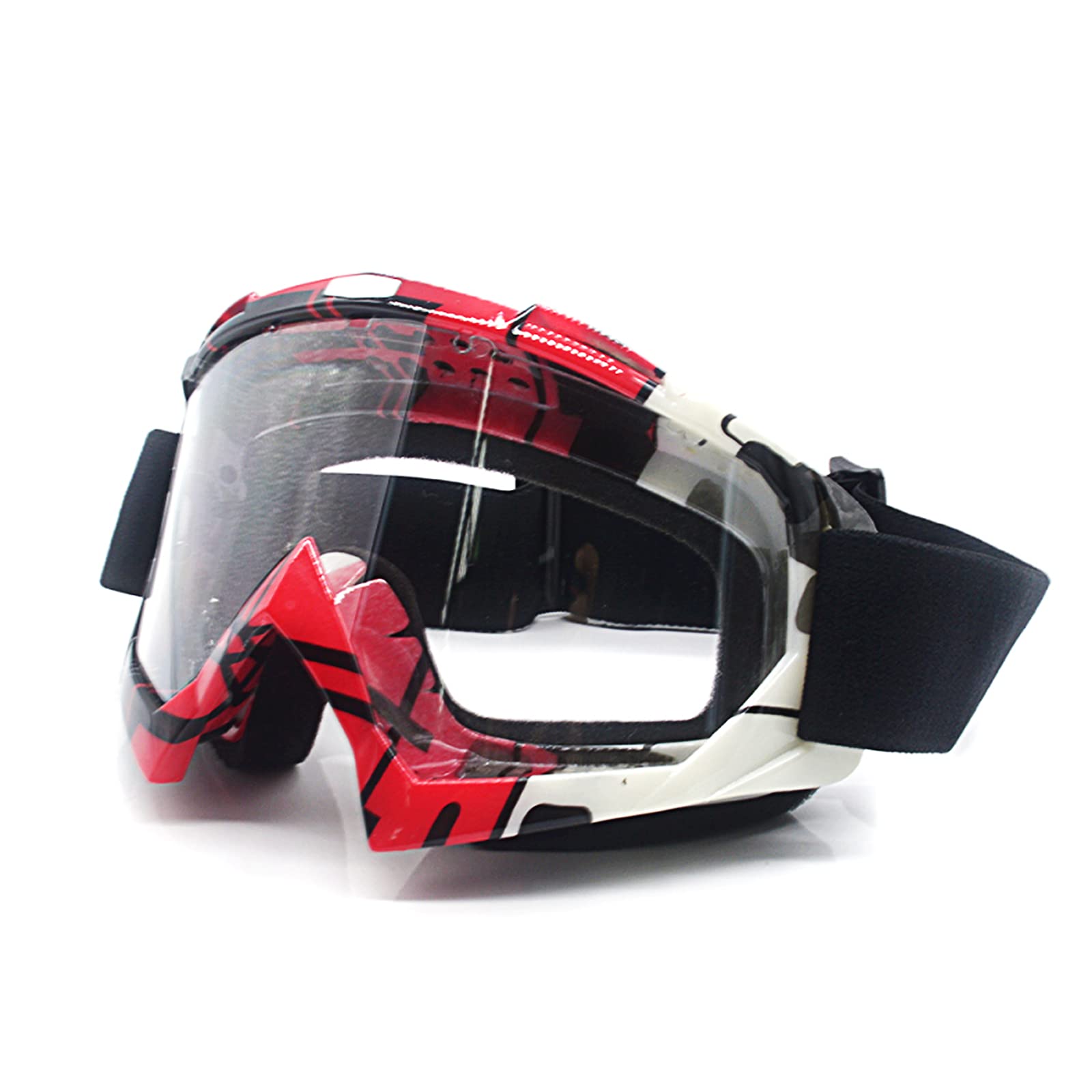 Occhiali da Moto, Motocross, ATV e Sci - Antivento, Antipolvere, Anti-UV - Regolabili per Offroad e Outdoor