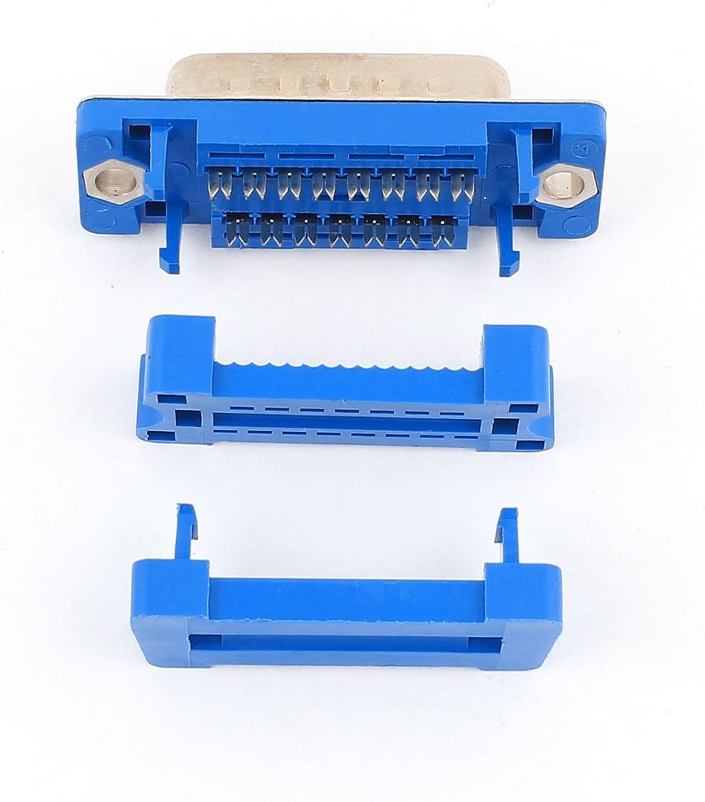 Sourcingmap 5pcs DSUB DB15 15 Pin Male IDC Type Adapter Connector for