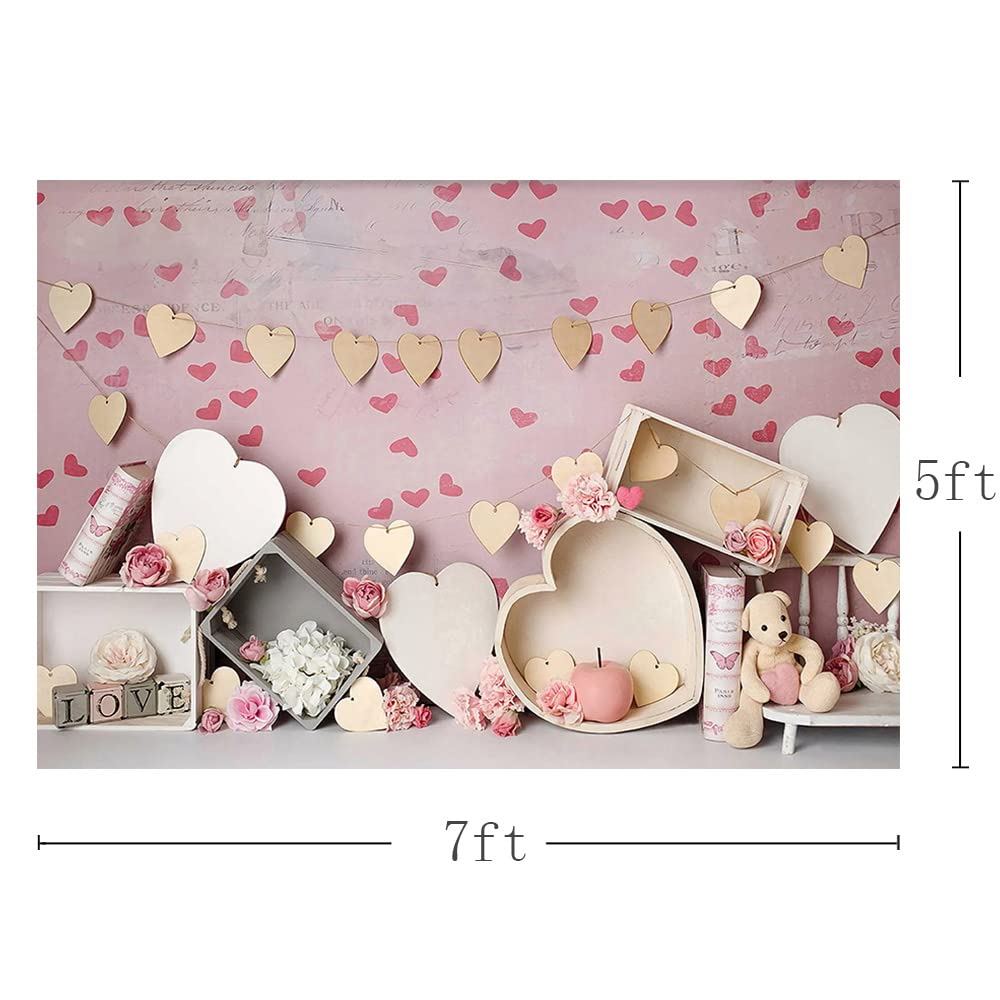 MEHOFOND Fotohintergrund, 2,1x1,5m, Lila-weiße Blumen – Für Portrait, Hochzeit, Geburtstag