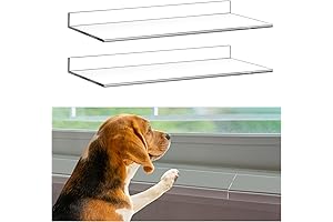 Wenqik Window Sill Protector - 29.5''x5.25'' Clear and Strong Protection from Pet Scratching, Chewing