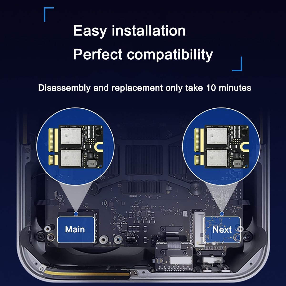 Actualización interna SSD de 2 TB para Mac Studio M2, unidad de estado sólido NVMe de repuesto con herramientas de instalación