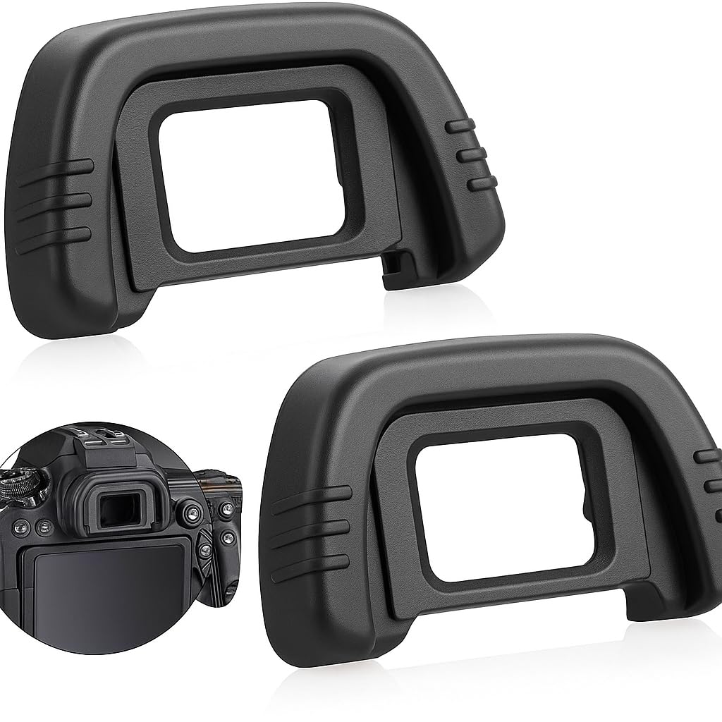Boosty® 2 Pcs DK-21 Eyecup Replacement Viewfinder Eyepiece for Nikkon D7000 D90 D40 D50 D70/D70S D80 D200 D300 D600 D610 D750, 2 Pack (DK-21)