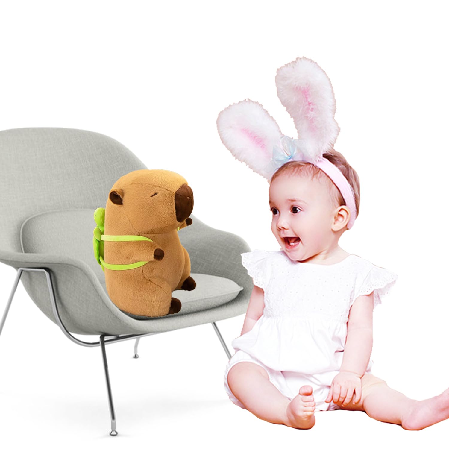 Peluche Capibara 23 Cm Con Vestito Da Calcio – Morbido E Kawaii, Giocattolo Regalo Per Bambini E Collezionisti