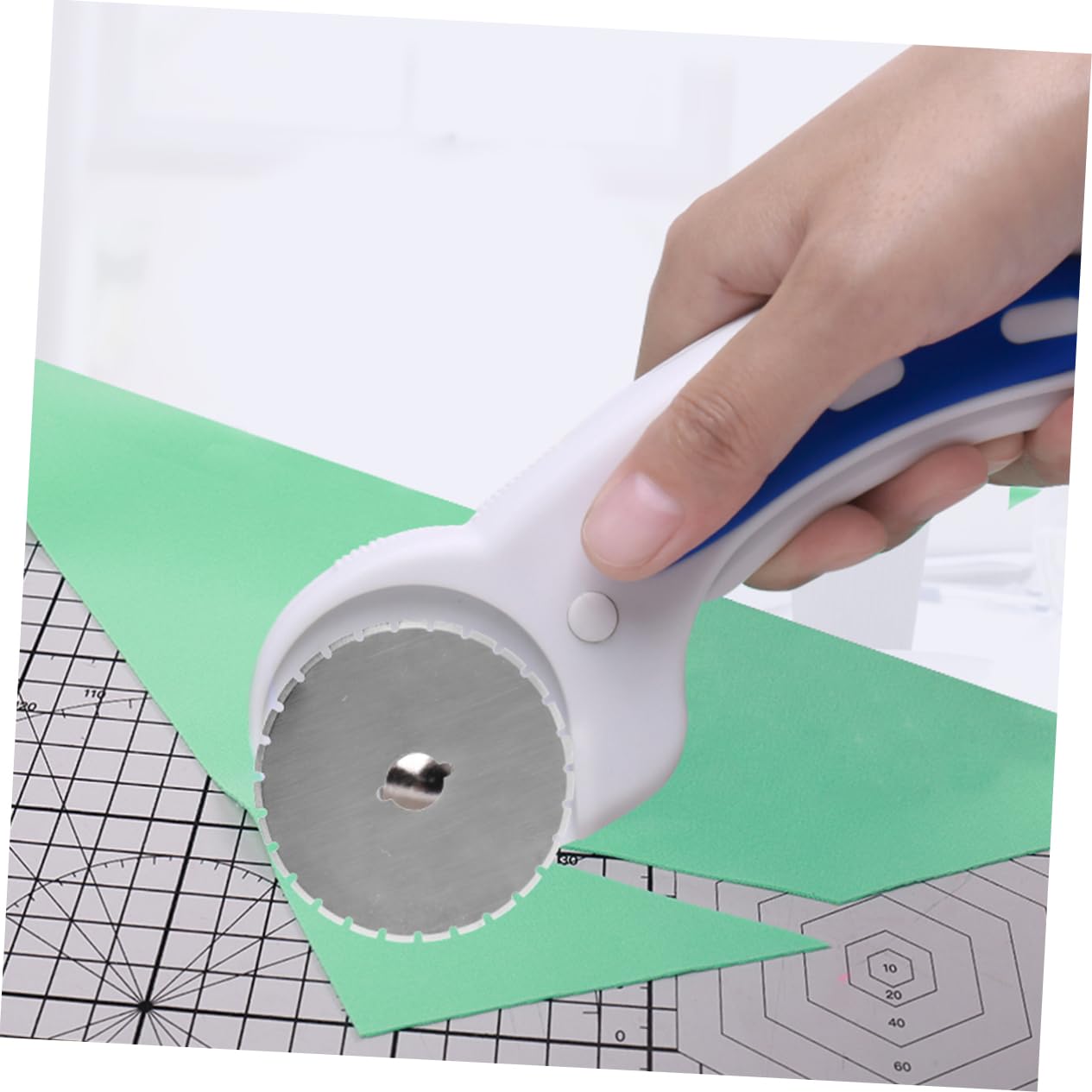 Ciieeo 14piezas Cuchillas De Corte Rotativas Con Estuche De Almacenamiento Cuchillas Para Manualidades Tela Cuero y Papel Acero Rectas Con Rayas Onduladas